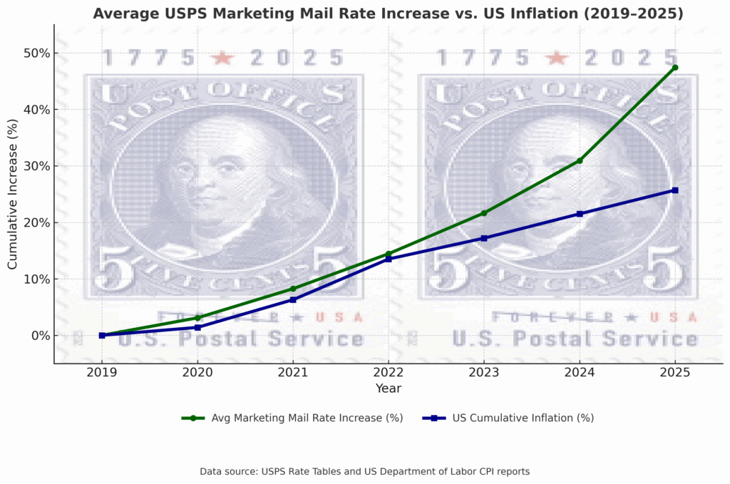 Cut the Waste, Not the Mail: USPS Rate Increases - Crosslists Data
